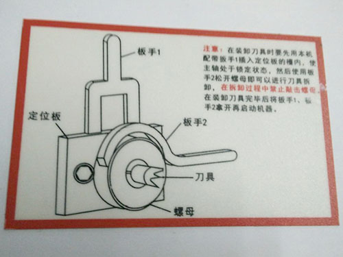 注意说明标识牌